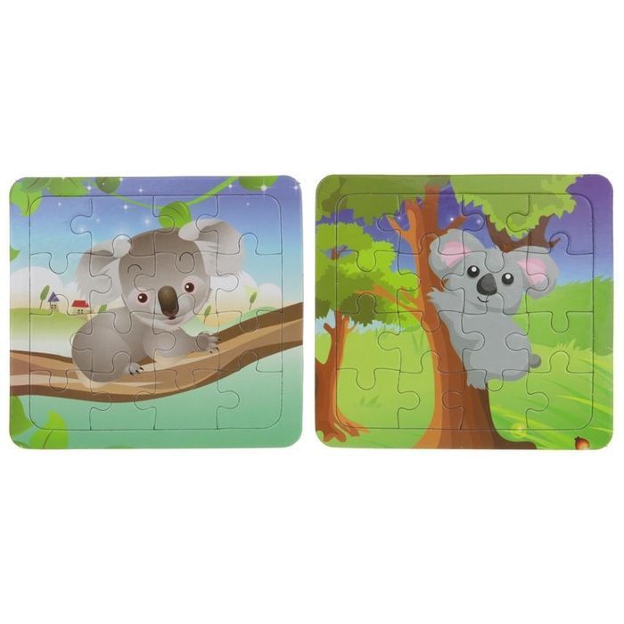 Układanka Puzzle 16 el. Misie Koala Kolorowanka