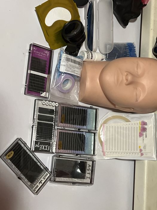 Набор для наращивания ресниц,для тренировок и учебы