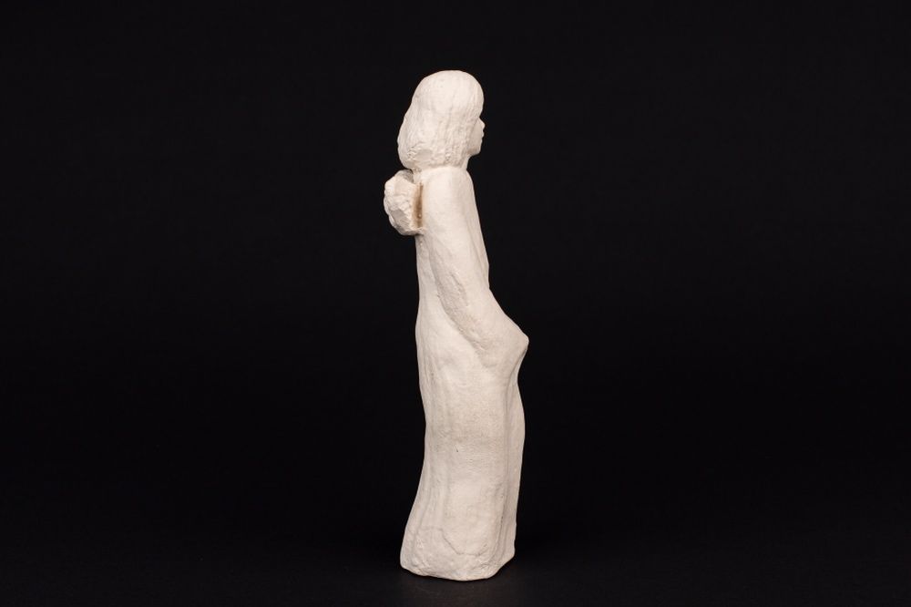 Aniołek figurka ręczna robota Alabaster