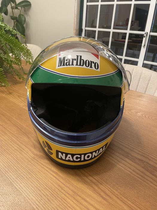 Capacete Ayrton Senna - Honda 1988 - Réplica
