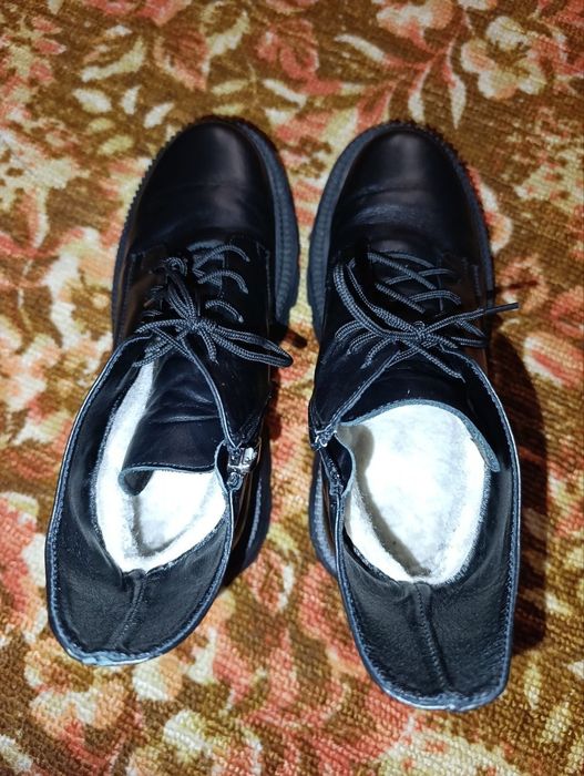 Женские зимние ботинки, натуральная кожа, 39 размер