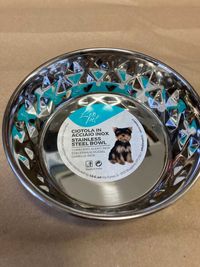 NOVO - Tigelas, Comedouros DIAMANTE em Aço Inox para cão e gato