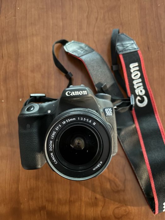 Maquina Fotografica Canon EOSD & objetiva 18-55: c/ nova, preço 5*
