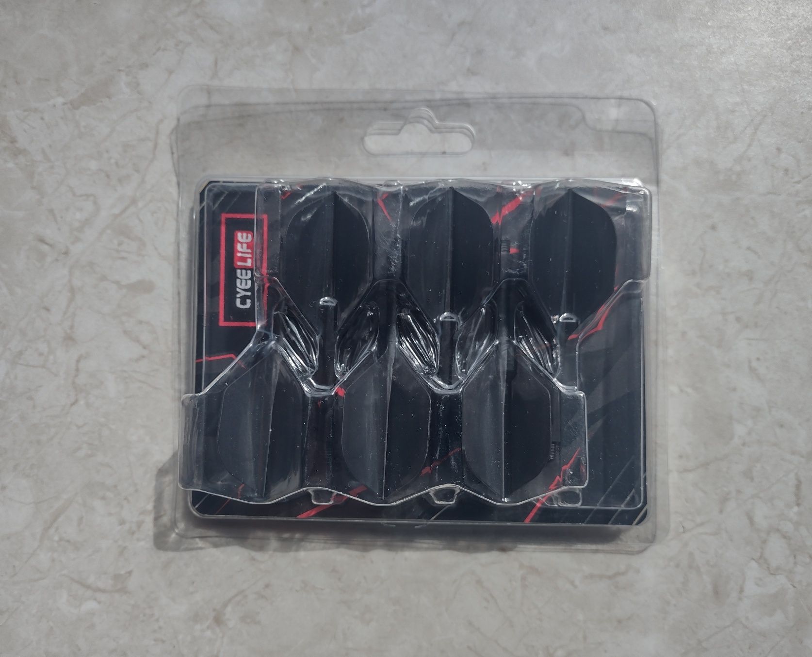 Shafty z piórkami do lotek dart 6 sztuk - system zintegrowany