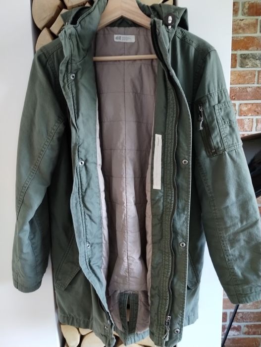 Kurtka parka dla chłopca H&m 158 cm 12 - 13 lat Cudo