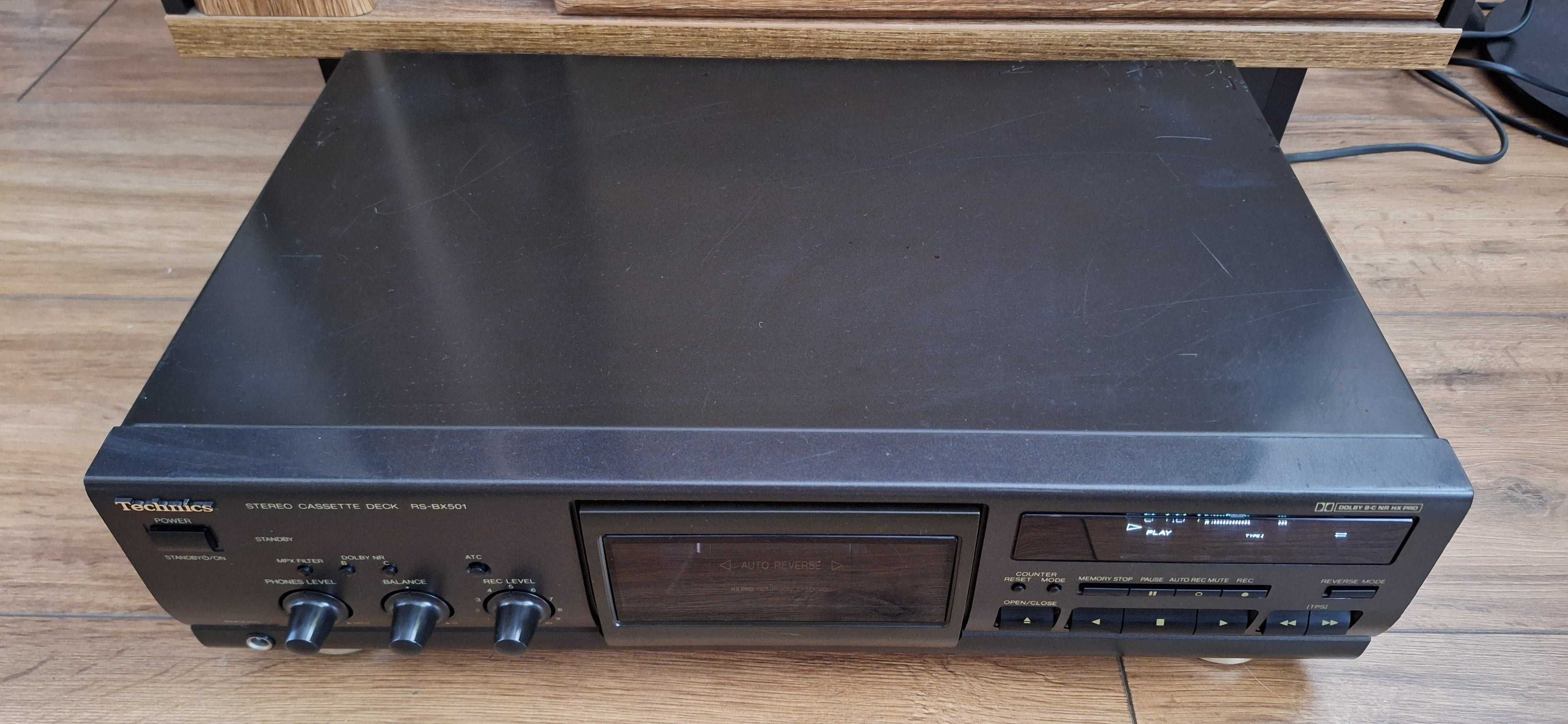 Magnetofon Kasetowy Technics RS-BX501 ! Sprawny Po Serwisie OKAZJA !