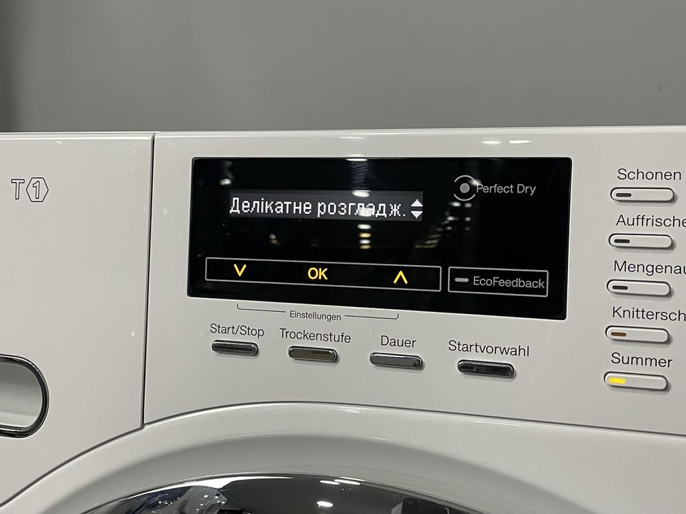 Сушильна машина Miele TMG 640 Ідеальний стан 17 програм 8кг Укр меню