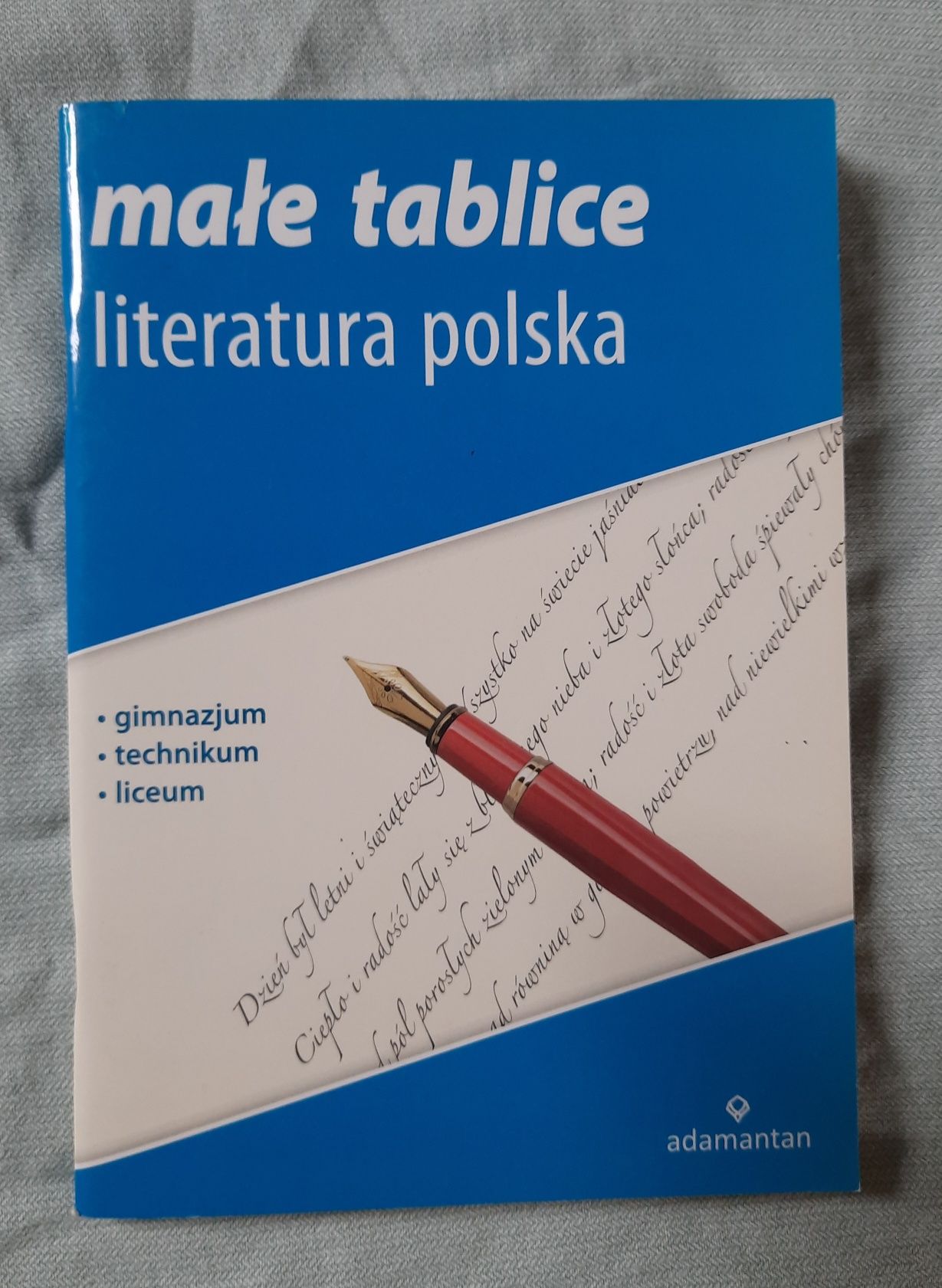 Małe tablice literatura polska