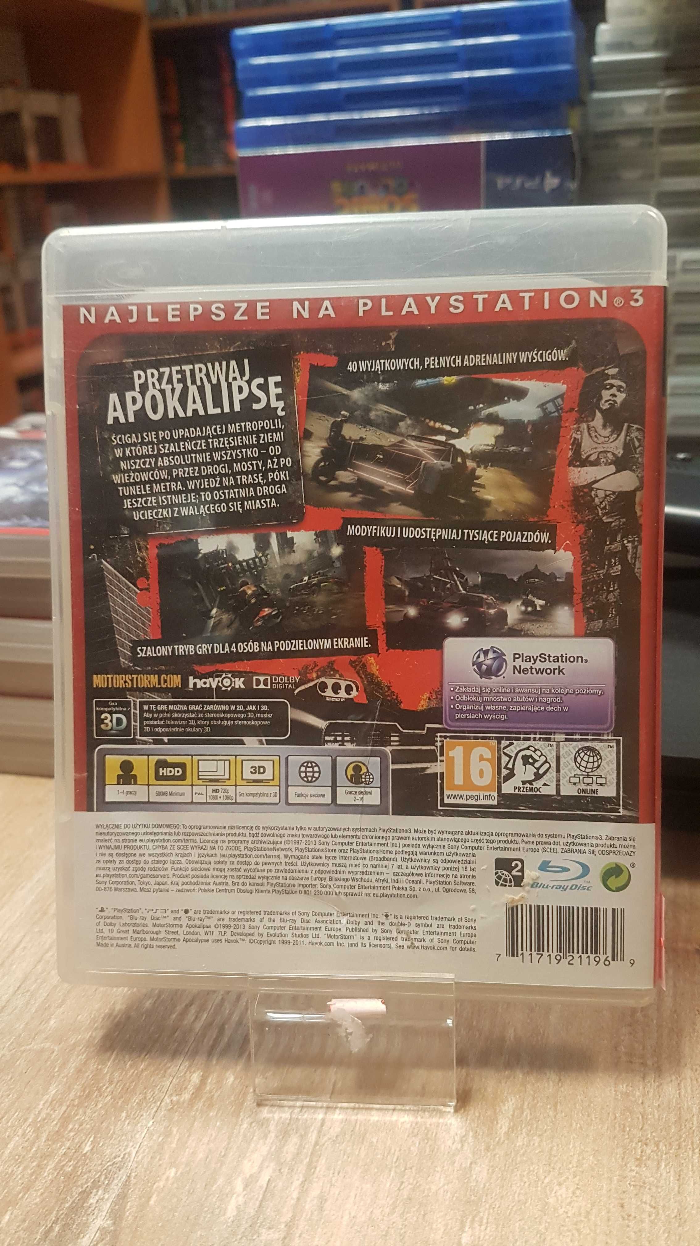 Motorstorm Apokalipsa PS3 Sklep Wysyłka Wymiana