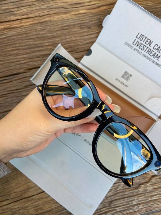 Смарт-окуляри Ray-Ban Meta Headliner SHINY BLACK CLEAR