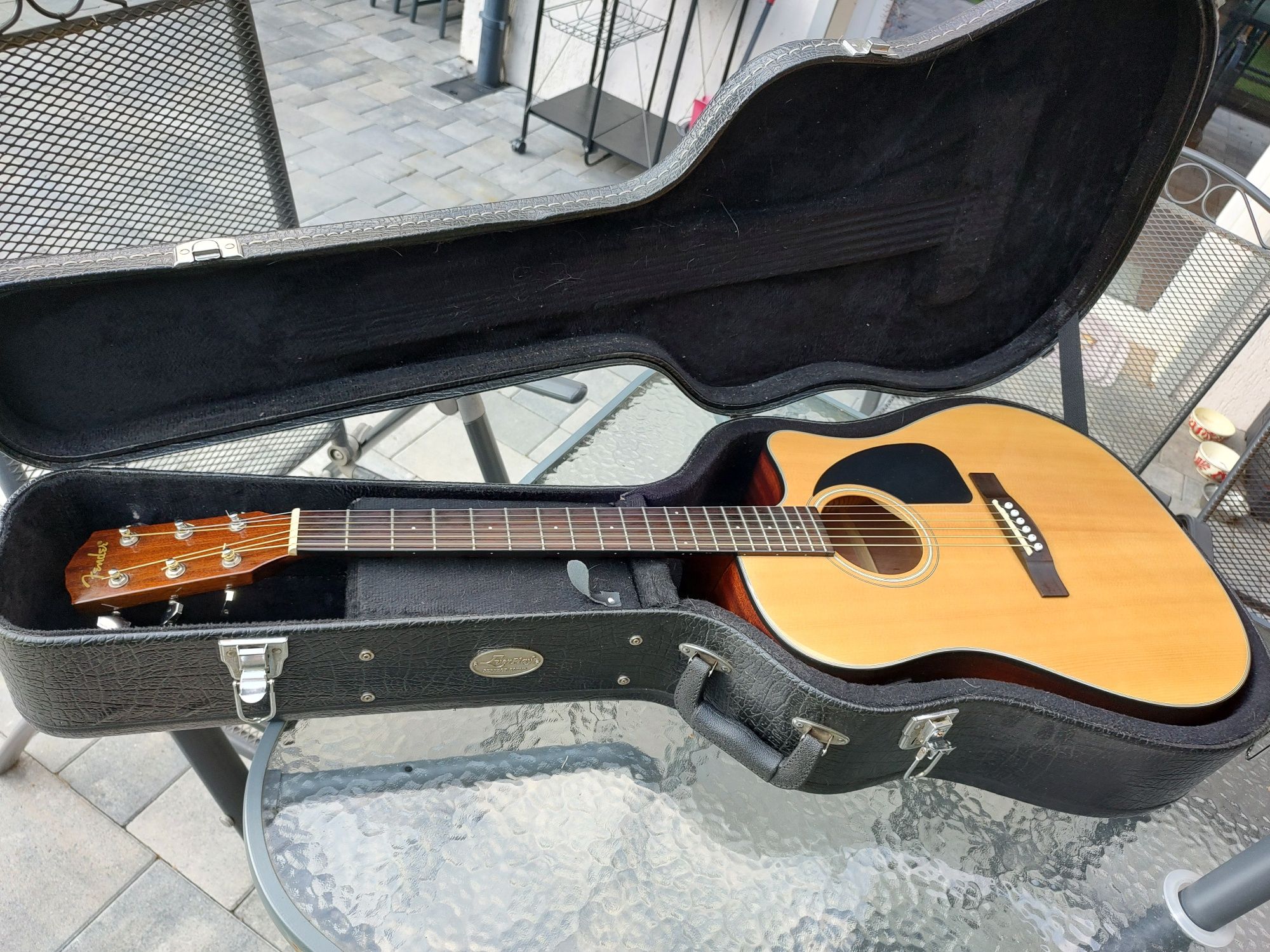 Fender CD-60CE NAT gitara elektroakustyczna CASE Świetny zestaw  !!