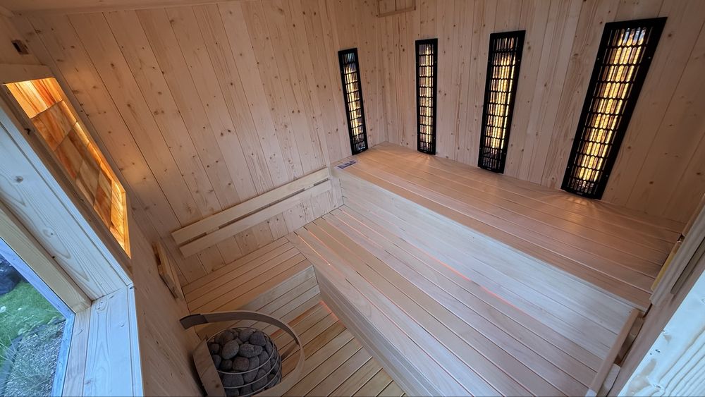 Sauna  na wymiar z montażem