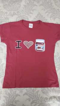 T-shirt I love Nutella