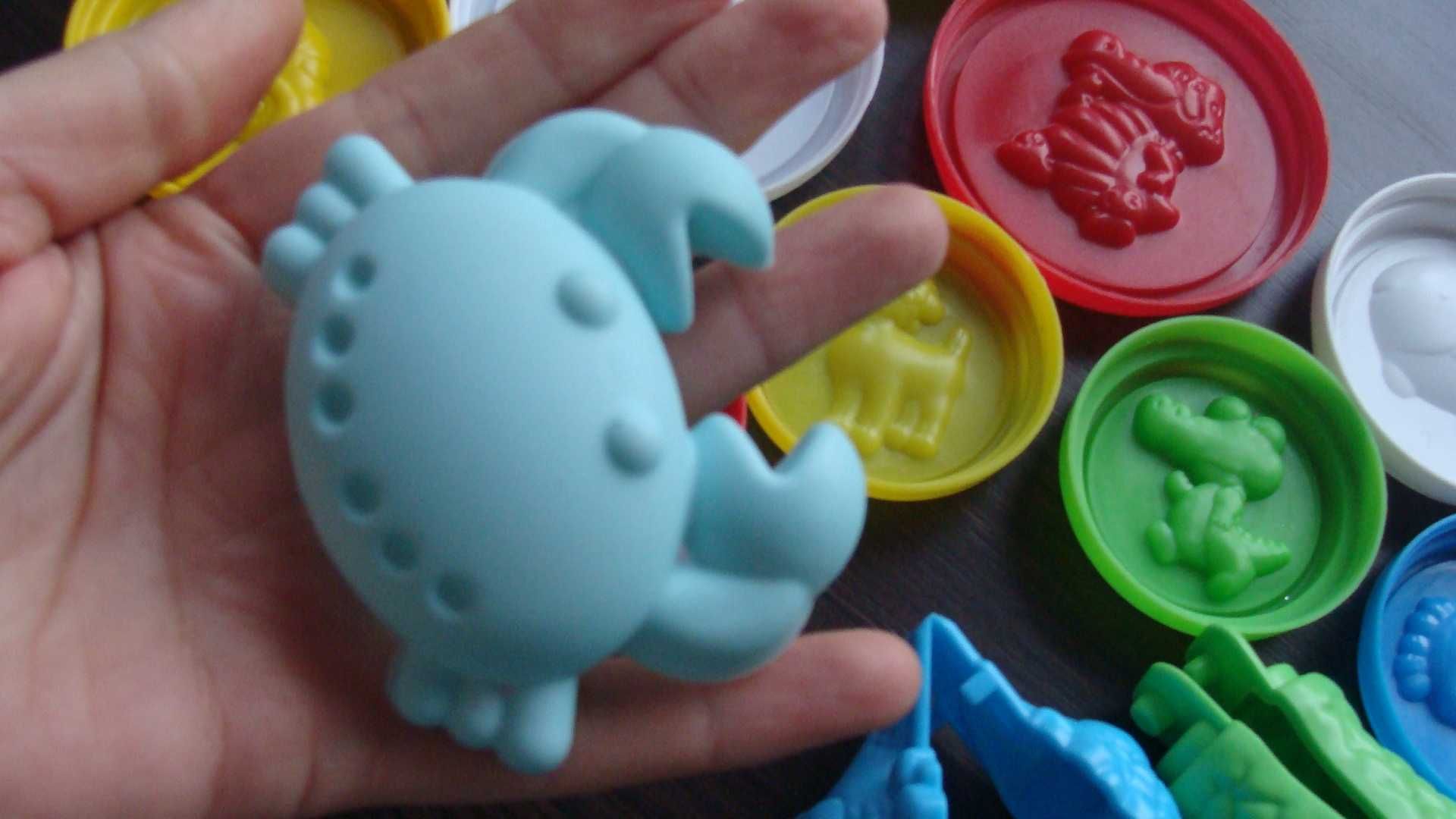 foremki dinozaury ciastolina piasek kinetyczny