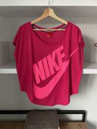 Koszulka różowa damska sportowa treningowa NIKE M 38 oversize