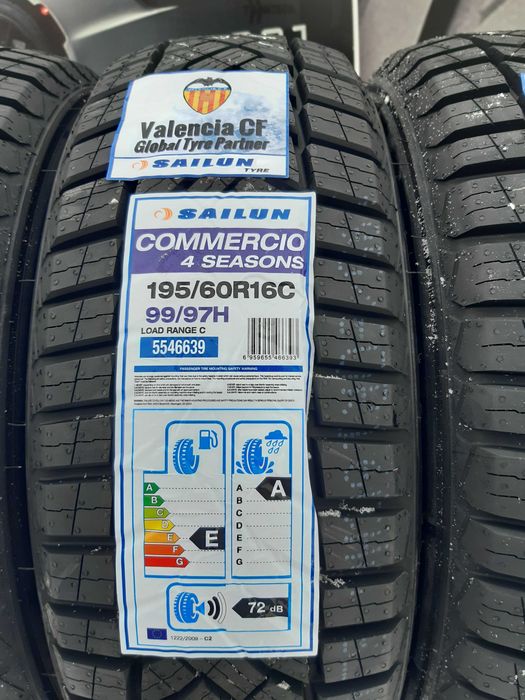 2XOpona Wielosezonowa 195/75 R16C Sailun Commercio 4S 110R Gratis
