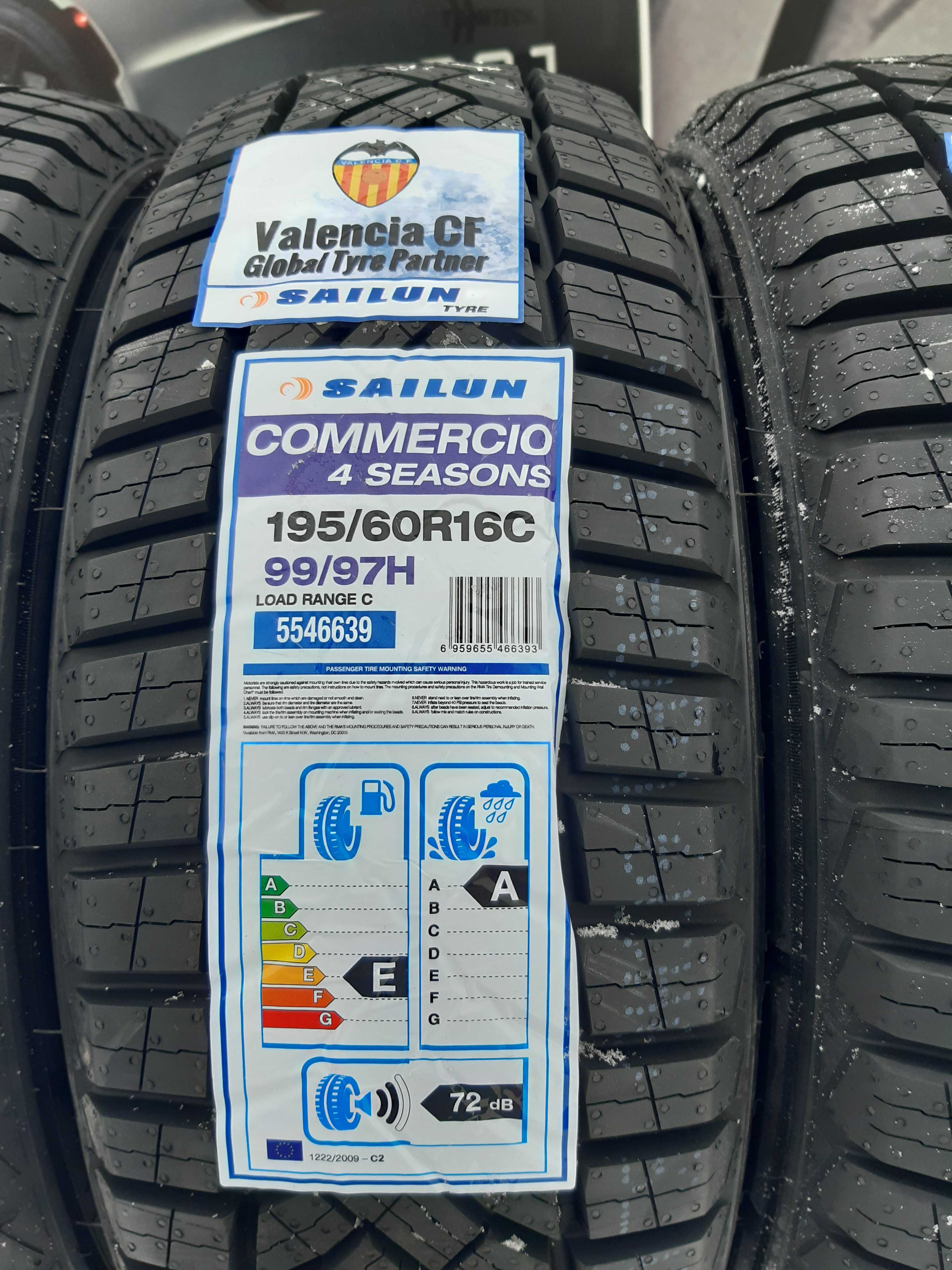 2XOpona Wielosezonowa 195/75 R16C Sailun Commercio 4S 110R Gratis