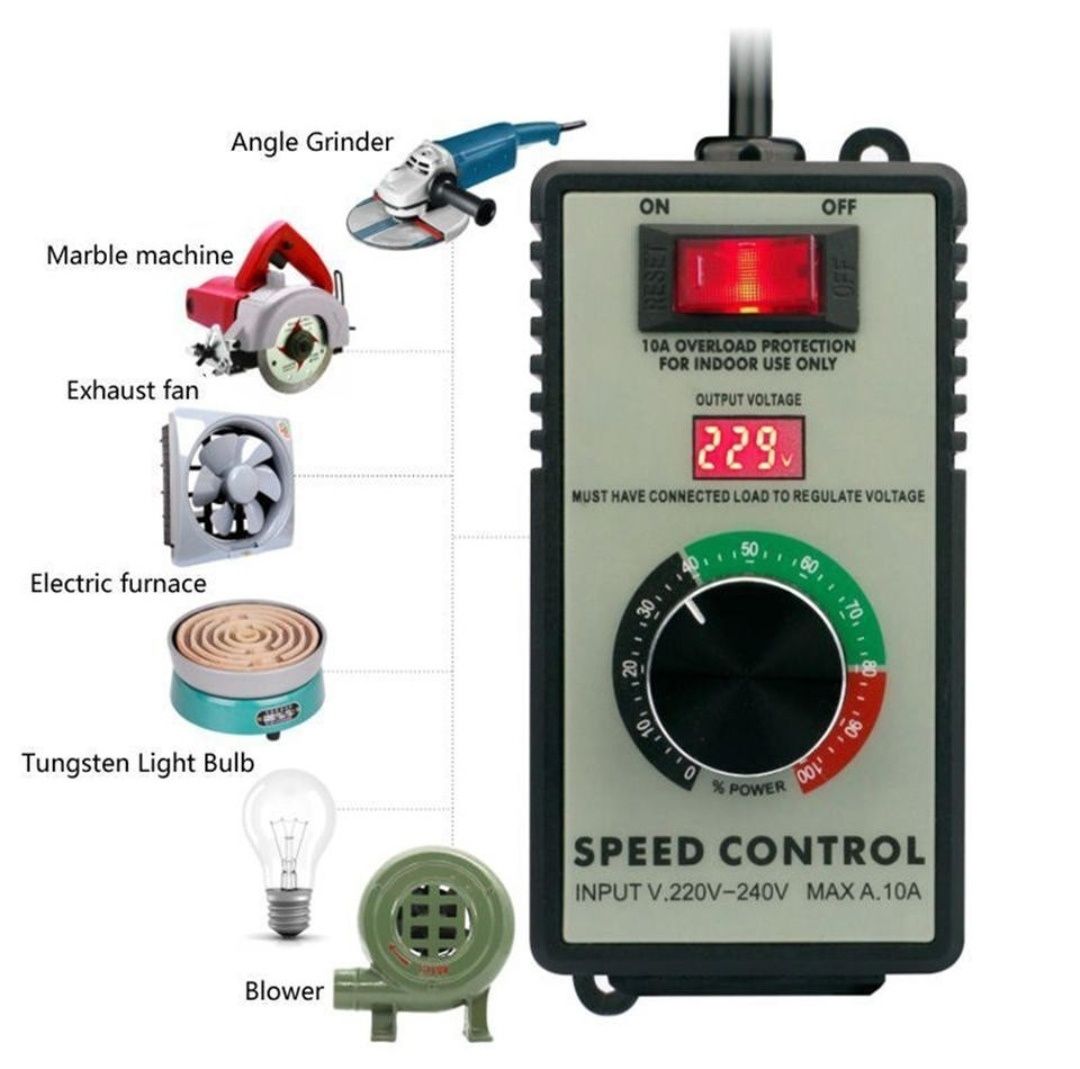 Regulator obrotów silnika 230V