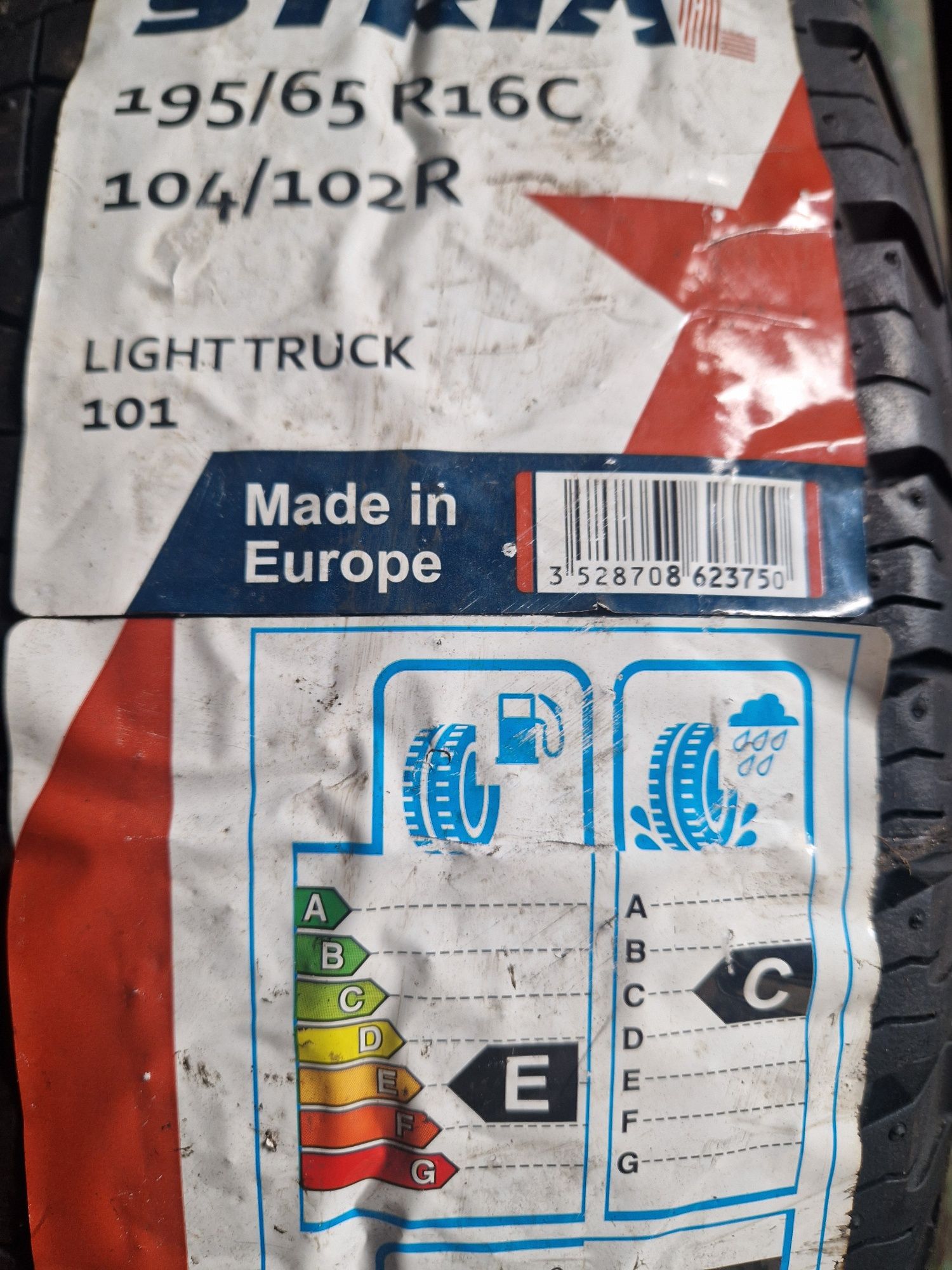 Nowe opony letnie 195/65R16C STRIAL 101 Wzmacniane Dostawcze WYPRZEDAŻ