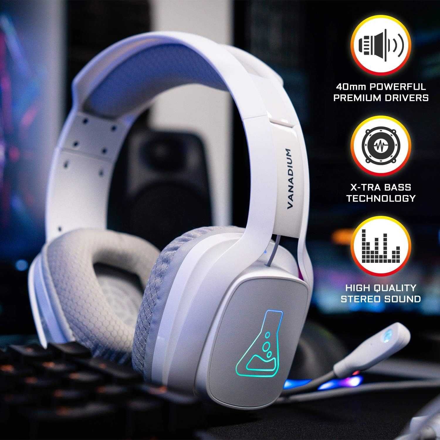 NOVO Auriculares Gaming Vanadium