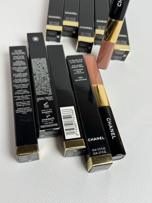 Помада блиск Chanel Le Rouge Duo 166