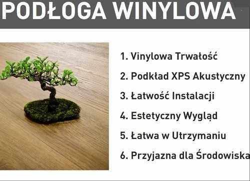 Panele winylowe z podkładem Klasa 33/42 ,4v,8 dekorów, 5.3 mm PROMOCJA