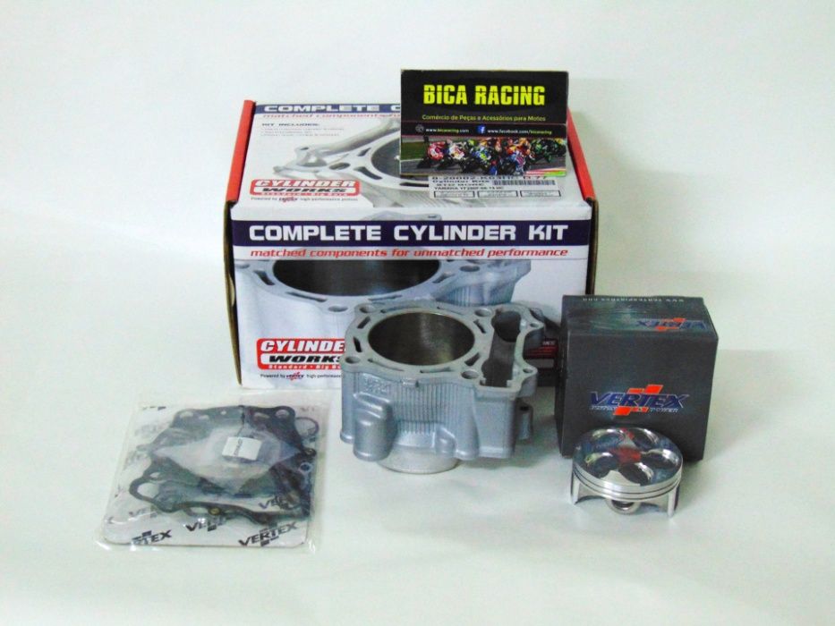 Kit completo cilindro + piston e juntas Cylinder Works e Vertex YZ250F