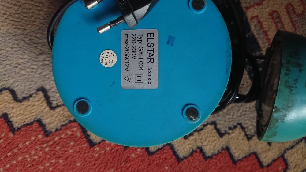 ELSTAR Lampka Biurowa Żarówki Halogent 12V 20W zasilanie AC 230V