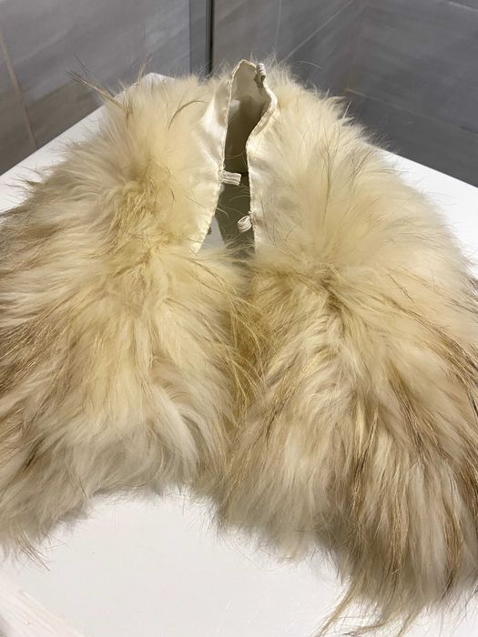 Мех натуральный воротник енот