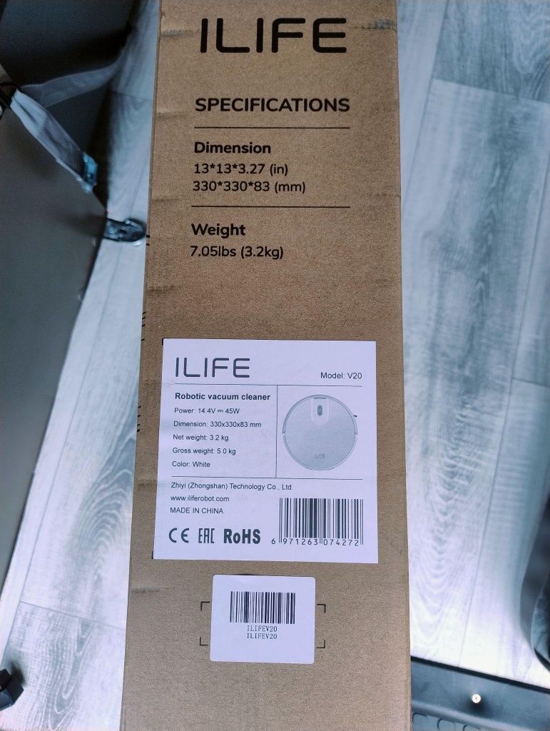 Odkurzacz mopujacy robot ILIFE V20