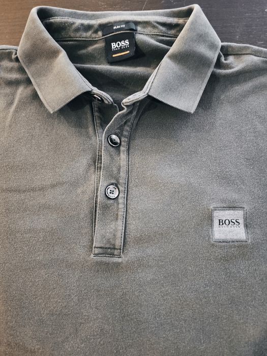 Polo verde caqui Hugo Boss