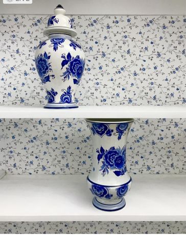 Delft - piękny wazon  antyk