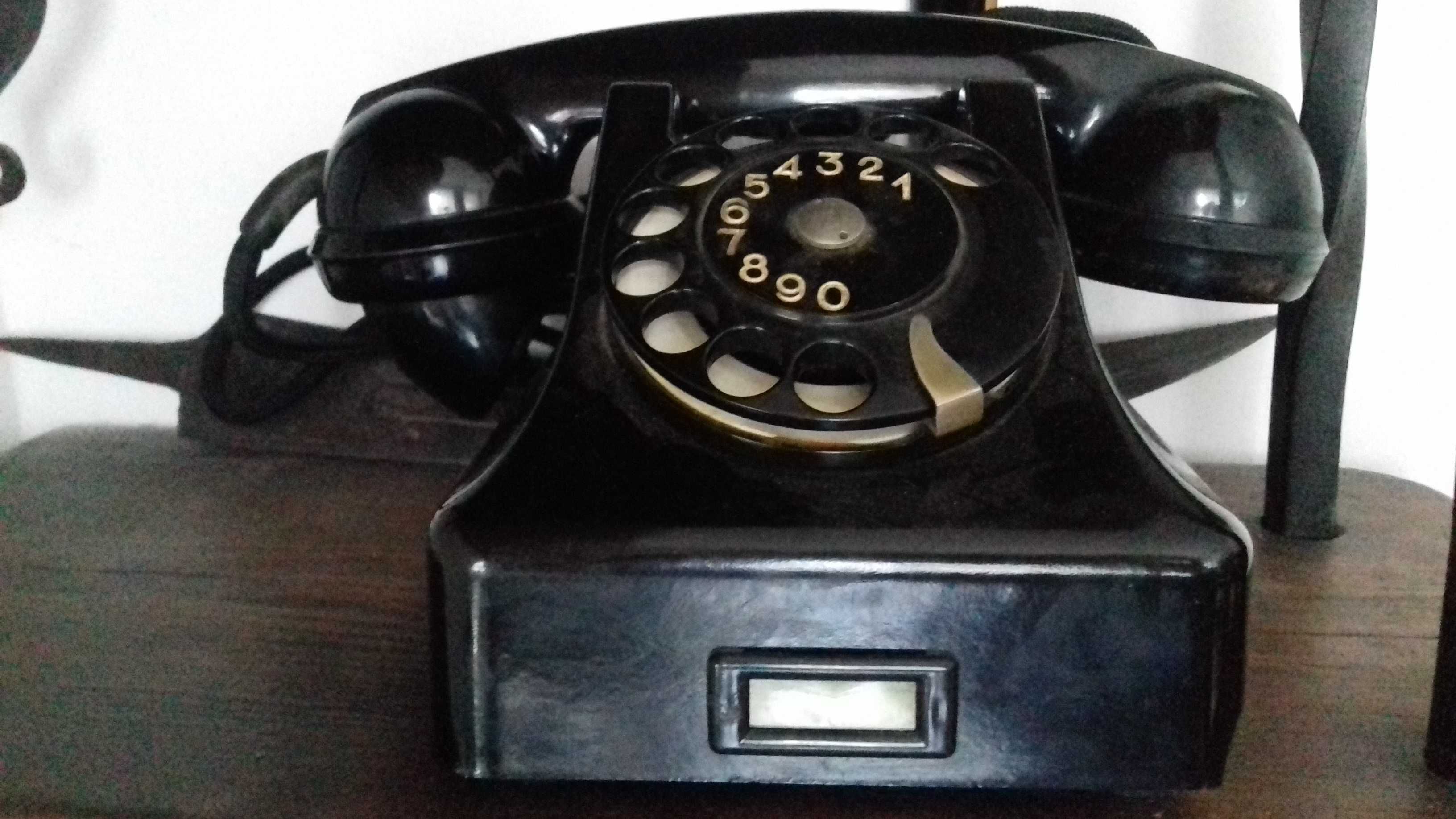 Telefon stary vintage retro bakielitowy