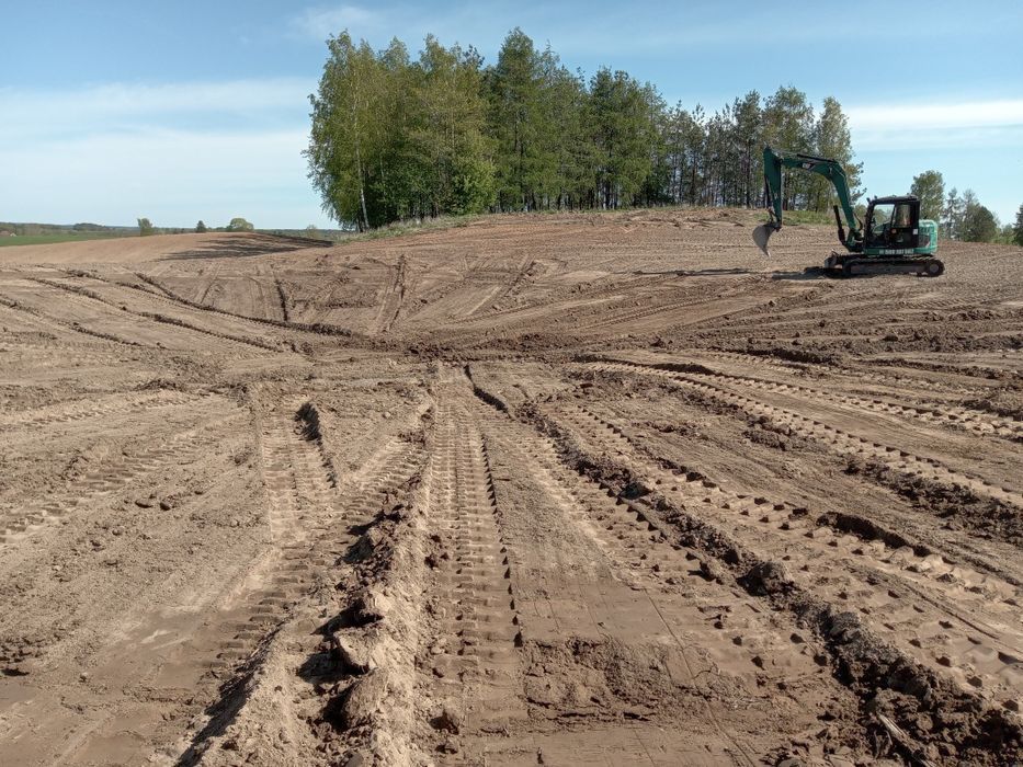Usługi minikoparką, niwelacja prace ziemne