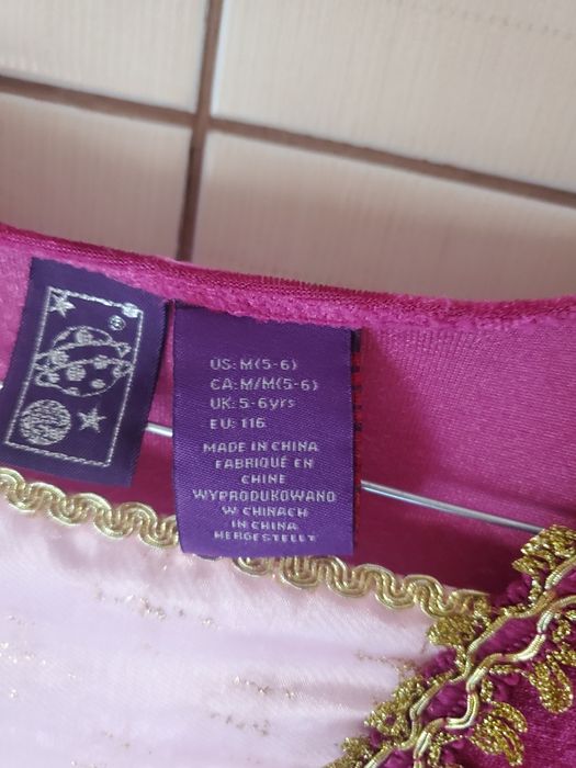 Średniowieczny strój królewny/ księżniczki  z kołem + opaska