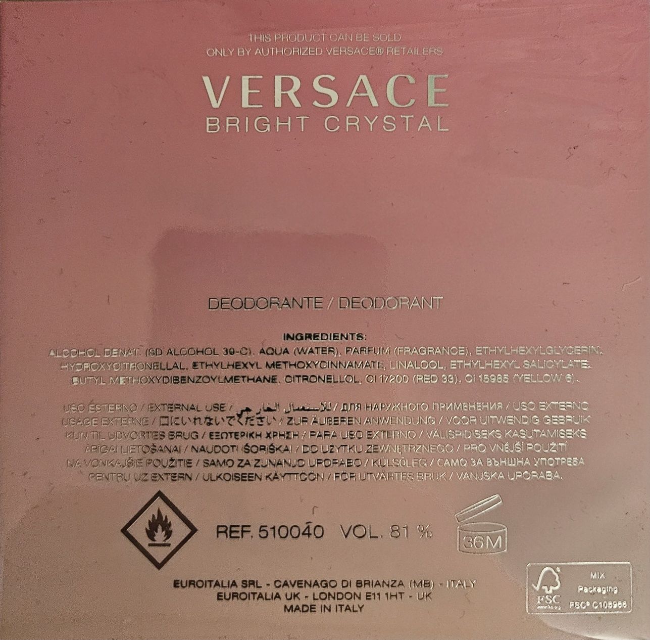 Versace Bright Crystal Absolu, woda perfumowana 90 ml