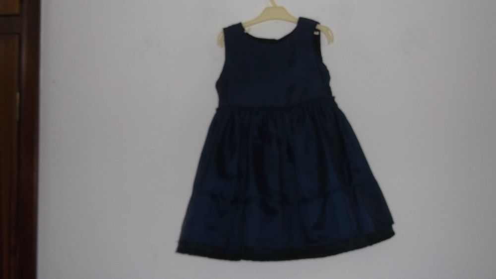 vestido de menina cor azul marinho