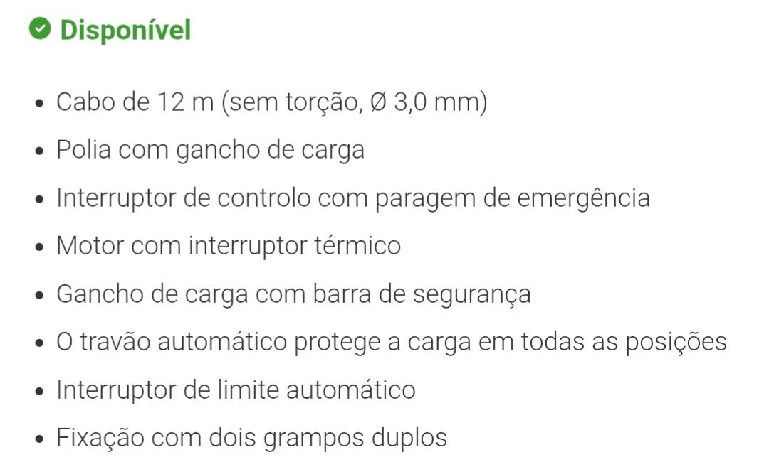 Aluguer de guincho elevatório