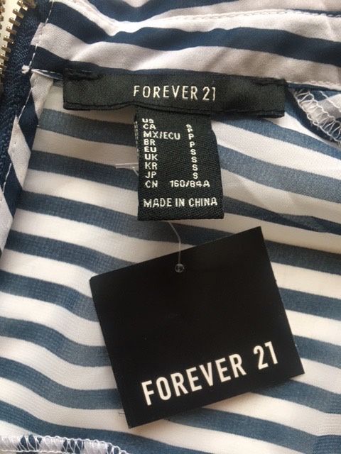 Блуза женская рубашка классика Forever21 оригинал размер S M