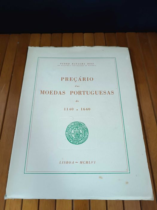 Livro Preçario das Moedas Portuguesas 1956
