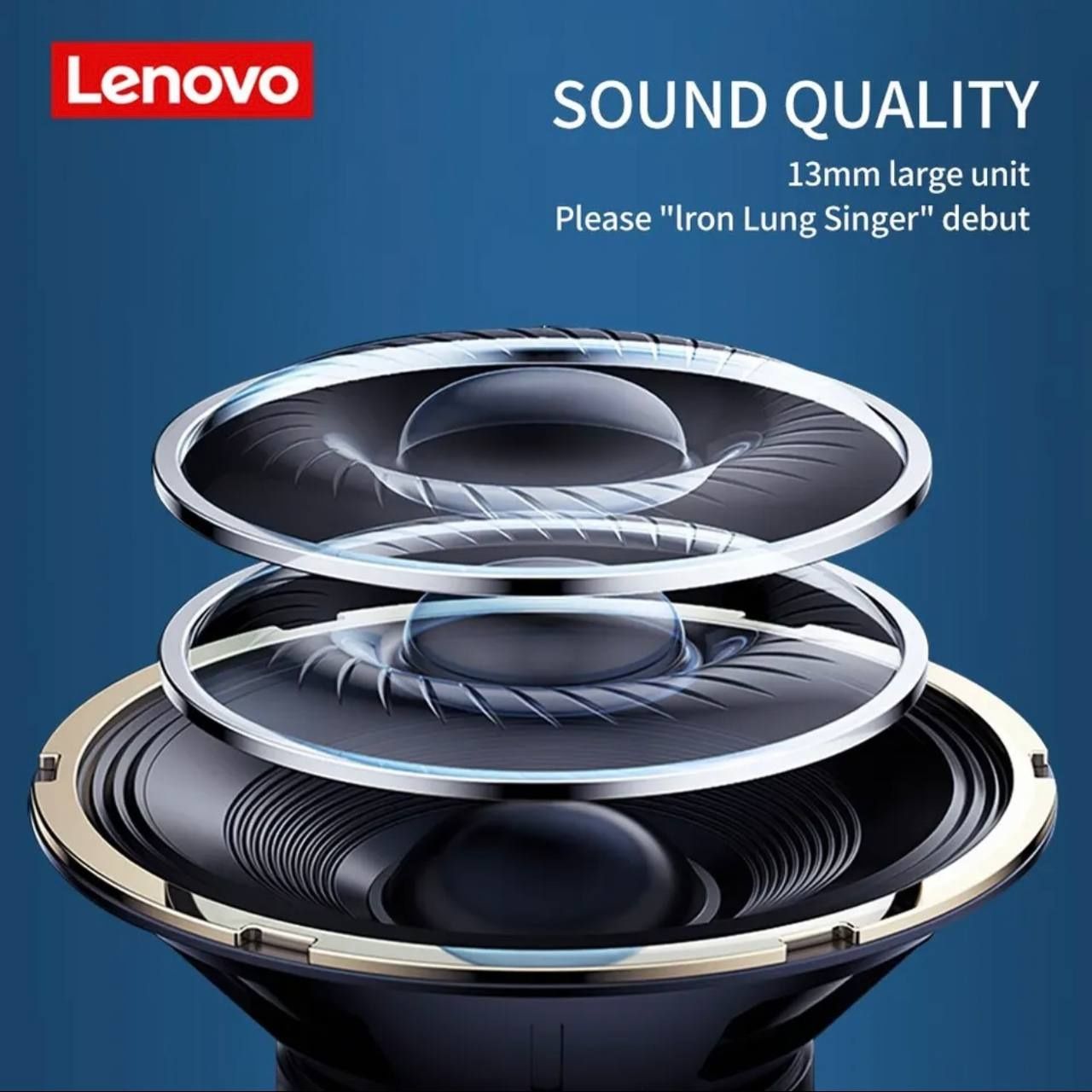 Бездротові навушники Lenovo HT38 Black