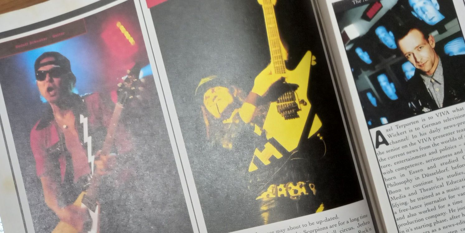 Scorpions na JAM music 1995 mais quatro 2002, 2016 e 2018