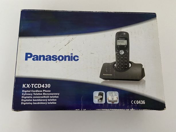 Telefon stacjonarny cyfrowy bezsznutowy Panasonic KX-TCD430PDB