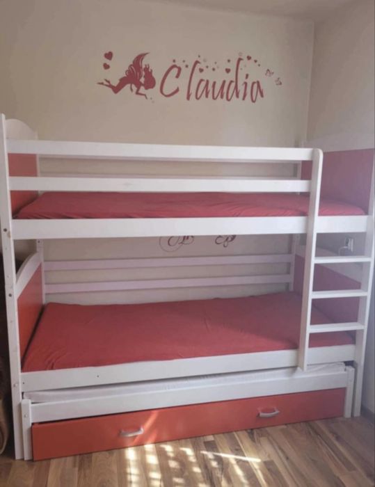 Łóżko piętrowe  3 osobowe