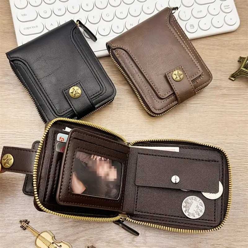 Carteiras de bolso multifuncionais, para homens. Novas.