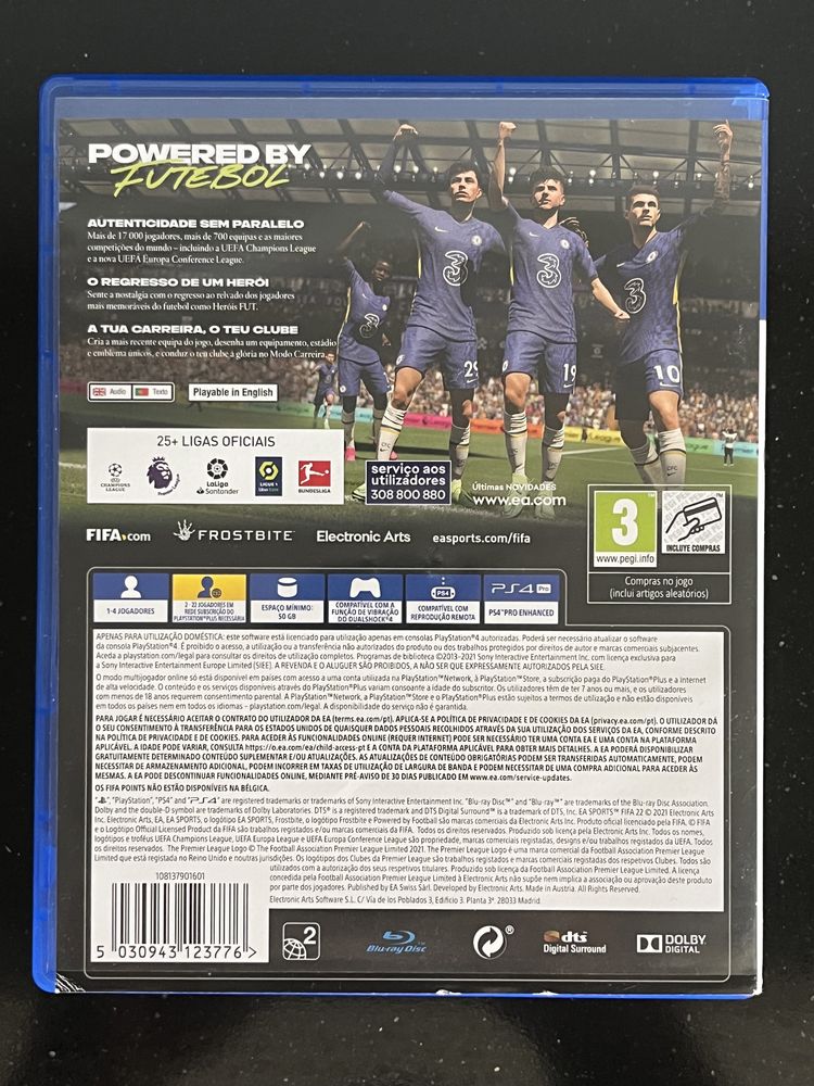 Jogo FIFA 22 - PS4