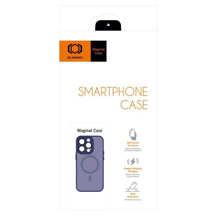 Tel Protect Magmat Case do Iphone 14 Pro Granatowy