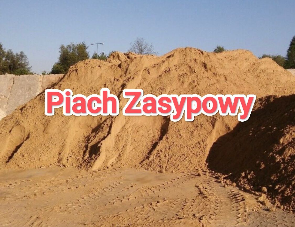 Piach zasypowy/Piach/Czarnoziem/Żwir
