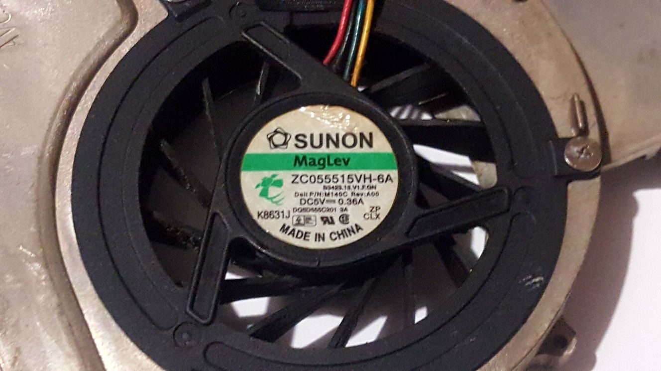 Система охолодження ноутбука DELL Studio 1535 PP33L з кулером робоча
