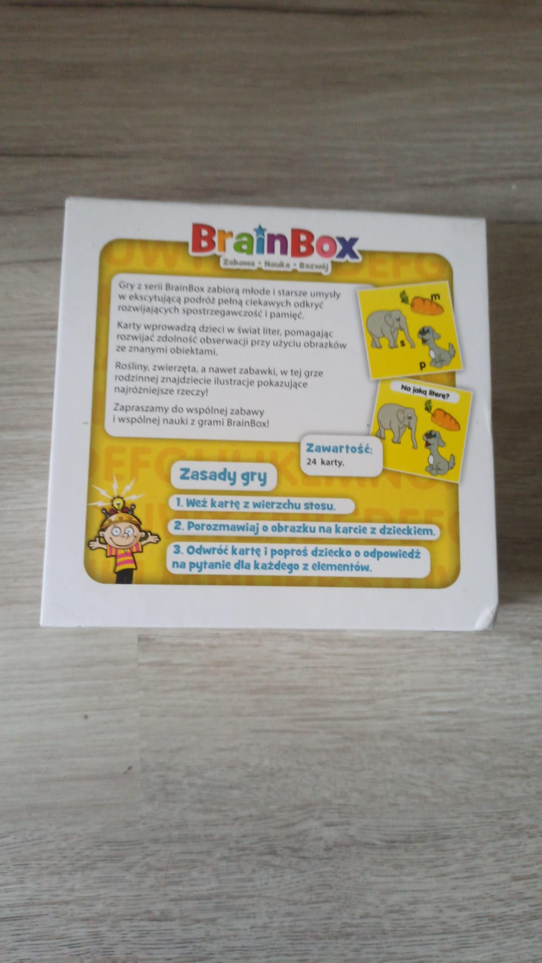 BrainBox poznaje litery